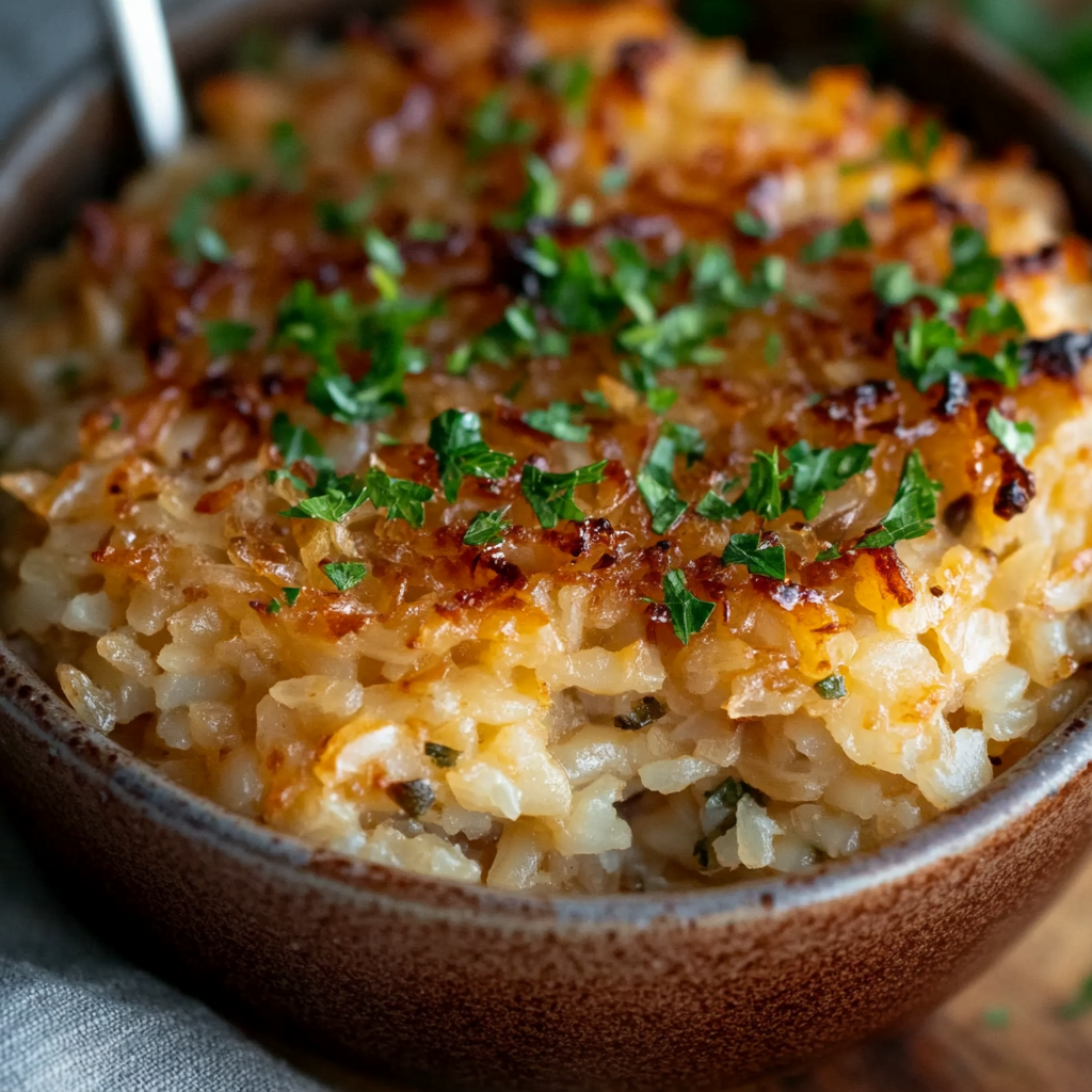 French Onion Soup Rice – Clara's Recipes