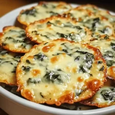 Spinach Dip Cheese Crisps-image