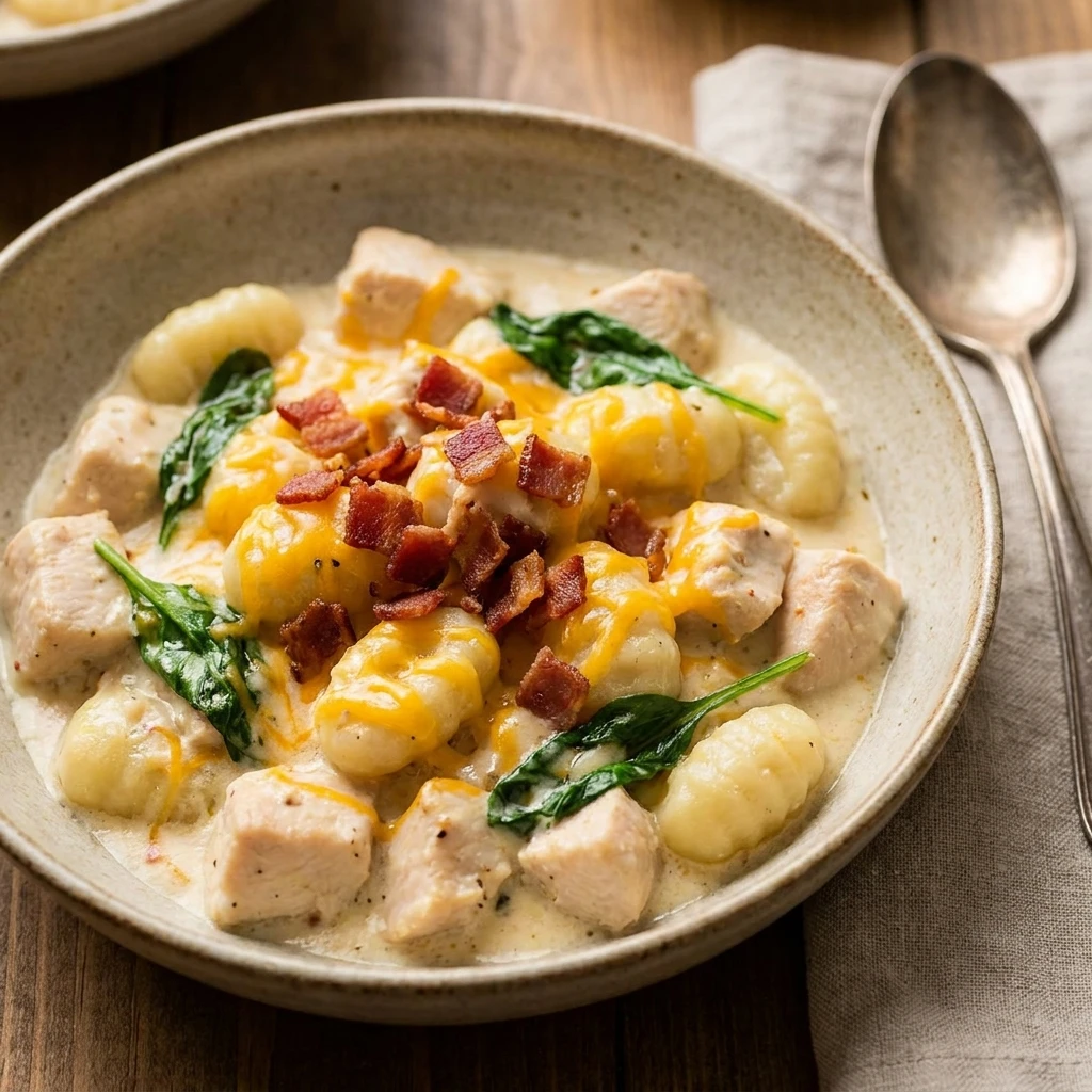 Creamy Crack Chicken Gnocchi Everyone Will Crave 🍲 - Recipe Image