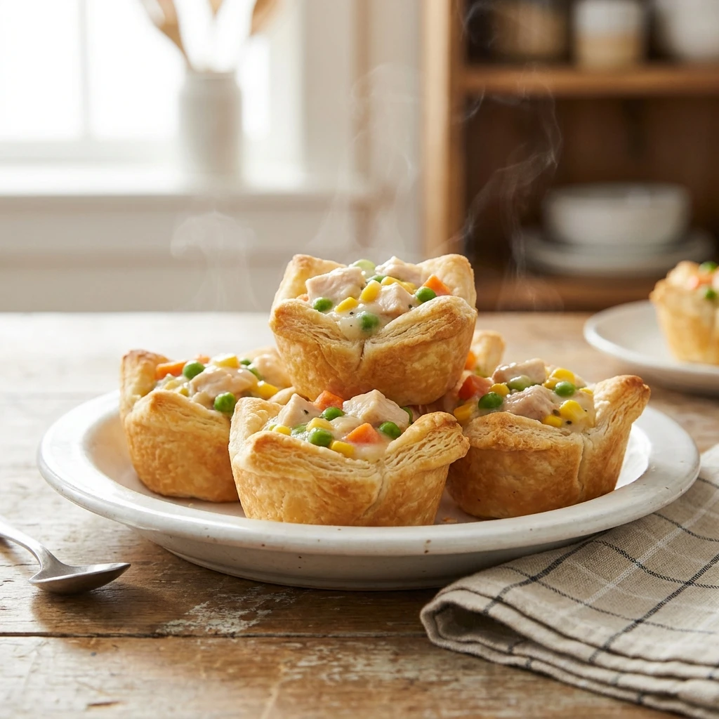 Cozy Chicken Pot Pie Biscuit Cups Everyone Will Love - Recipe Image