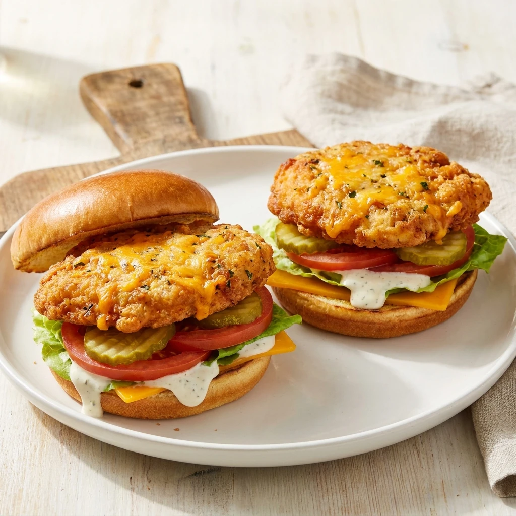 Crispy Cheesy Chicken Ranch Patties That Melt in Your Mouth - Recipe Image